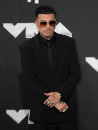 Rauw Alejandro arrives on the red carpet at the 2024 MTV Video Music Awards VMA s at the UBS Arena in Elmont, New York on Wednesday, September 11, 2024.  NYP202409111070 DerekxC.xFrench