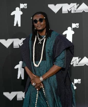 Pheelz arrives on the red carpet at the 2024 MTV Video Music Awards VMA s at the UBS Arena in Elmont, New York on Wednesday, September 11, 2024.  NYP202409111126 DerekxC.xFrench