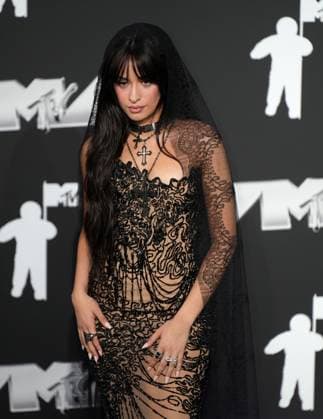Camila Cabello arrives on the red carpet at the 2024 MTV Video Music Awards VMA s at the UBS Arena in Elmont, New York on Wednesday, September 11, 2024.  NYP202409111142 DerekxC.xFrench