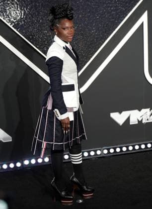Doechii arrives on the red carpet at the 2024 MTV Video Music Awards VMA s at the UBS Arena in Elmont, New York on Wednesday, September 11, 2024.  NYP202409111145 DerekxC.xFrench