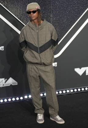 Myles B. O Neal arrives on the red carpet at the 2024 MTV Video Music Awards VMA s at the UBS Arena in Elmont, New York on Wednesday, September 11, 2024.  NYP202409111150 DerekxC.xFrench