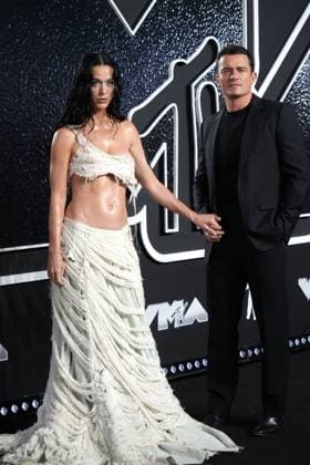 September 11, 2024, New York, New York, USA: KATIE PERRY and ORLANDO BLOOM walk the red carpet at the 2024 MTV VMA Awards,.The UBS Arena, .Elmont, NY.September 11, 2024. New York USA - ZUMAms4_ 20240911_faf_ms4_022 Copyright: xSoniaxMoskowitzxGordonx