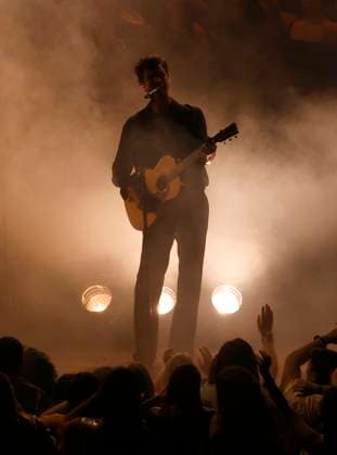 Shawn Mendes performs on stage at the 2024 MTV Video Music Awards VMA s at the UBS Arena in Elmont, New York on Wednesday, September 11, 2024.  NYP20240911191 JohnxAngelillo