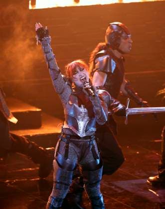 Chappell Roan performs on stage at the 2024 MTV Video Music Awards VMA s at the UBS Arena in Elmont, New York on Wednesday, September 11, 2024.  NYP20240911206 JohnxAngelillo