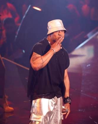 LL Cool J performs on stage at the 2024 MTV Video Music Awards VMA s at the UBS Arena in Elmont, New York on Wednesday, September 11, 2024.  NYP20240911257 JohnxAngelillo