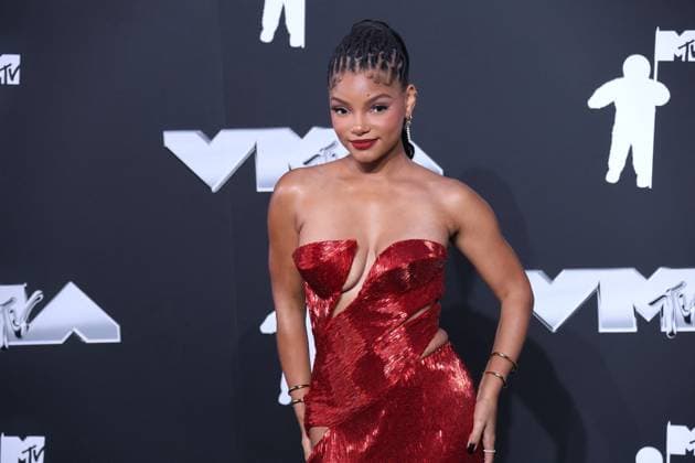 MTV Video Music Awards Arrivals - NY Halle Bailey attends the 2024 VMA MTV red carpet in Elmont, NY, USA on September 11, 2024. Photo by Charles Guerin ABACAPRESS.COM Elmont NY United States  Copyright: xGuerinxCharles ABACAx