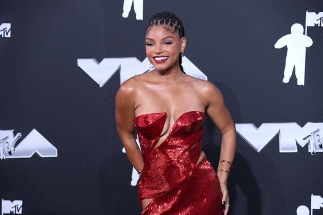 MTV Video Music Awards Arrivals - NY Halle Bailey attends the 2024 VMA MTV red carpet in Elmont, NY, USA on September 11, 2024. Photo by Charles Guerin ABACAPRESS.COM Elmont NY United States  Copyright: xGuerinxCharles ABACAx