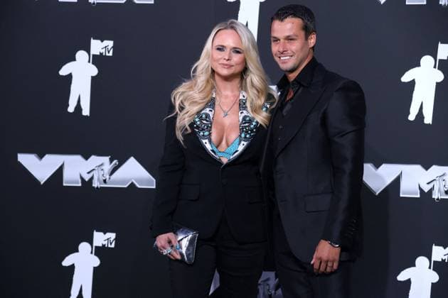 MTV Video Music Awards Arrivals - NY Miranda Lambert and Brendan McLoughlin attend the 2024 VMA MTV red carpet in Elmont, NY, USA on September 11, 2024. Photo by Charles Guerin ABACAPRESS.COM Elmont NY United States  Copyright: xGuerinxCharles ABACAx