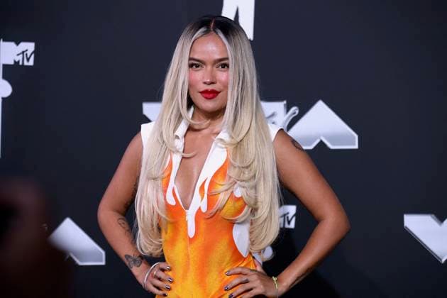 MTV Video Music Awards Arrivals - NY Karol G attends the 2024 VMA MTV red carpet in Elmont, NY, USA on September 11, 2024. Photo by Charles Guerin ABACAPRESS.COM Elmont NY United States  Copyright: xGuerinxCharles ABACAx