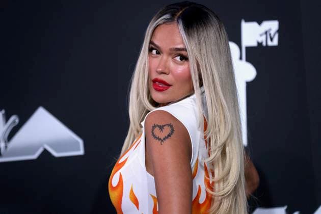 MTV Video Music Awards Arrivals - NY Karol G attends the 2024 VMA MTV red carpet in Elmont, NY, USA on September 11, 2024. Photo by Charles Guerin ABACAPRESS.COM Elmont NY United States  Copyright: xGuerinxCharles ABACAx