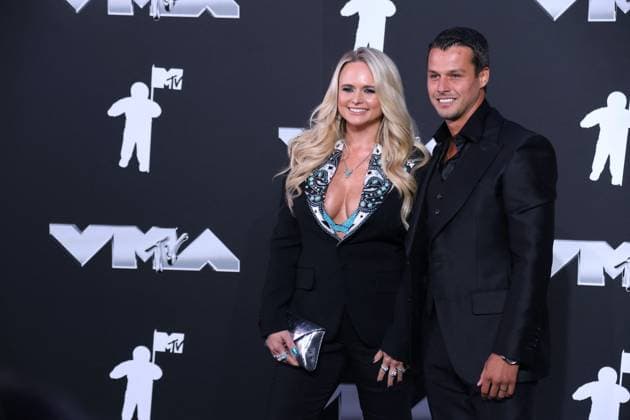MTV Video Music Awards Arrivals - NY Miranda Lambert and Brendan McLoughlin attend the 2024 VMA MTV red carpet in Elmont, NY, USA on September 11, 2024. Photo by Charles Guerin ABACAPRESS.COM Elmont NY United States  Copyright: xGuerinxCharles ABACAx