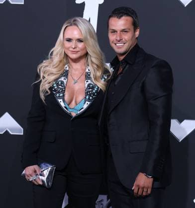 MTV Video Music Awards Arrivals - NY Miranda Lambert and Brendan McLoughlin attend the 2024 VMA MTV red carpet in Elmont, NY, USA on September 11, 2024. Photo by Charles Guerin ABACAPRESS.COM Elmont NY United States  Copyright: xGuerinxCharles ABACAx