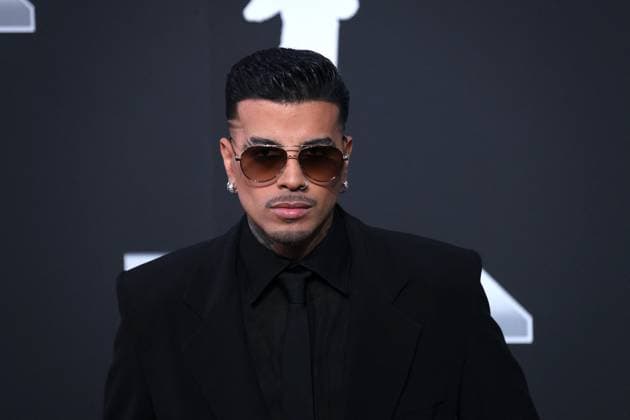 MTV Video Music Awards Arrivals - NY Rauw Alejandro attends the 2024 VMA MTV red carpet in Elmont, NY, USA on September 11, 2024. Photo by Charles Guerin ABACAPRESS.COM Elmont NY United States  Copyright: xGuerinxCharles ABACAx