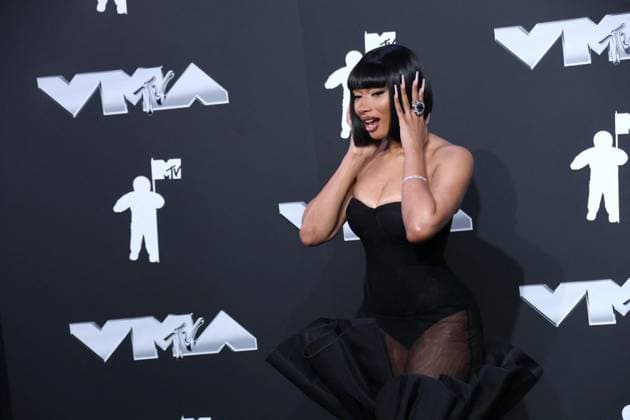 MTV Video Music Awards Arrivals - NY Megan Thee Stallion attends the 2024 VMA MTV red carpet in Elmont, NY, USA on September 11, 2024. Photo by Charles Guerin ABACAPRESS.COM Elmont NY United States  Copyright: xGuerinxCharles ABACAx