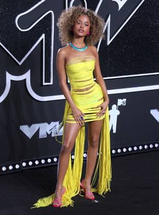 MTV Video Music Awards Arrivals - NY Tyla attends the 2024 VMA MTV red carpet in Elmont, NY, USA on September 11, 2024. Photo by Charles Guerin ABACAPRESS.COM Elmont NY United States  Copyright: xGuerinxCharles ABACAx