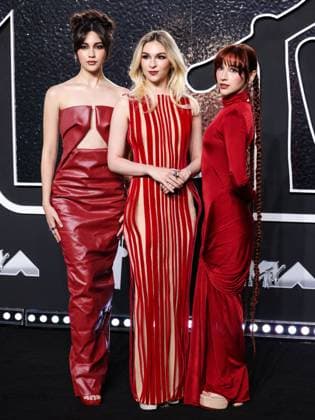 2024 MTV Video Music Awards - Arrivals ELMONT, NEW YORK, USA - SEPTEMBER 11: Alejandra Villarreal Velez, Daniela Villarreal Velez and Paulina Villarreal Velez of The Warning arrive at the 2024 MTV Video Music Awards held at UBS Arena on September 11, 2024 in Elmont, New York, United States., Credit:Xavier Collin Avalon United States, New York, Elmont, UBS Arena Copyright: xXavierxCollinx xAvalonx 0906996726