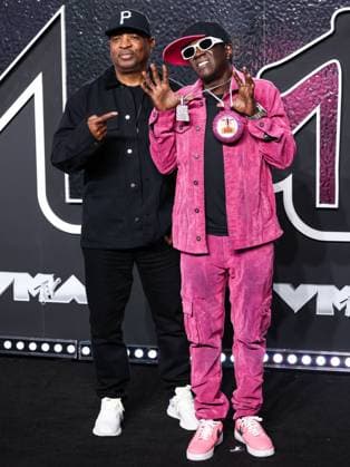 2024 MTV Video Music Awards - Arrivals ELMONT, NEW YORK, USA - SEPTEMBER 11: Chuck D and Flavor Flav of Public Enemy arrive at the 2024 MTV Video Music Awards held at UBS Arena on September 11, 2024 in Elmont, New York, United States., Credit:Xavier Collin Avalon United States, New York, Elmont, UBS Arena  Copyright: xXavierxCollinx xAvalonx 0907000296