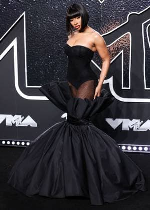 2024 MTV Video Music Awards - Arrivals ELMONT, NEW YORK, USA - SEPTEMBER 11: Megan Thee Stallion wearing Nicole + Felicia arrives at the 2024 MTV Video Music Awards held at UBS Arena on September 11, 2024 in Elmont, New York, United States., Credit:Xavier Collin Avalon United States, New York, Elmont, UBS Arena  Copyright: xXavierxCollinx xAvalonx PHT_MTV_VMA_907005777