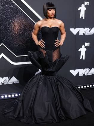 2024 MTV Video Music Awards - Arrivals ELMONT, NEW YORK, USA - SEPTEMBER 11: Megan Thee Stallion wearing Nicole + Felicia arrives at the 2024 MTV Video Music Awards held at UBS Arena on September 11, 2024 in Elmont, New York, United States., Credit:Xavier Collin Avalon United States, New York, Elmont, UBS Arena  Copyright: xXavierxCollinx xAvalonx 0907005905