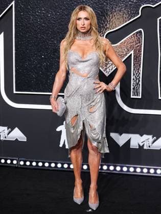 2024 MTV Video Music Awards - Arrivals ELMONT, NEW YORK, USA - SEPTEMBER 11: Paris Hilton wearing custom Celia Kritharioti arrives at the 2024 MTV Video Music Awards held at UBS Arena on September 11, 2024 in Elmont, New York, United States., Credit:Xavier Collin Avalon United States, New York, Elmont, UBS Arena  Copyright: xXavierxCollinx xAvalonx 0907006521
