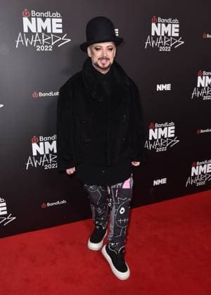 Boy George at the NME Awards 2022 at the O2 Academy Brixton in London, England. Thursday 24th February 2022. - Copyright: xJWx adhb7451