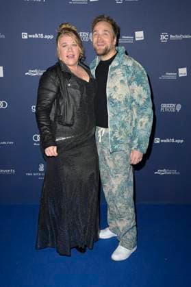 Gisa Flake with partner Knud Riepen at the German Acting Award 2024 ceremony at the Club Theater Berlin Berlin, 13 09 2024 Foto:xF.xKernx xFuturexImagex schauspielpreis_4596