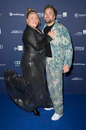 Gisa Flake with partner Knud Riepen at the German Acting Award 2024 ceremony at the Club Theater Berlin Berlin, 13 09 2024 Foto:xF.xKernx xFuturexImagex schauspielpreis_4597