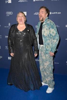 Gisa Flake with partner Knud Riepen at the German Acting Award 2024 ceremony at the Club Theater Berlin Berlin, 13 09 2024 Foto:xF.xKernx xFuturexImagex schauspielpreis_4598