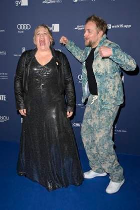 Gisa Flake with partner Knud Riepen at the German Acting Award 2024 ceremony at the Club Theater Berlin Berlin, 13 09 2024 Foto:xF.xKernx xFuturexImagex schauspielpreis_4599