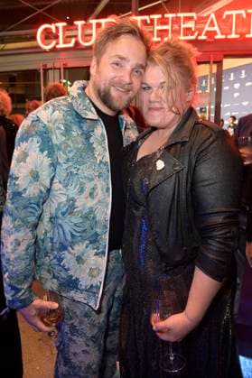 Knud Riepen with partner Gisa Flake at the German Acting Award 2024 ceremony at the Club Theater Berlin Berlin, 13 09 2024 Foto:xF.xKernx xFuturexImagex schauspielpreis_4681