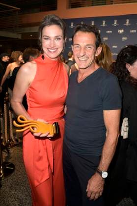 Franziska Hartmann and Hans Werner Meyer at the presentation of the German Drama Award 2024 at the Club Theater Berlin Berlin, 13 09 2024 Foto:xF.xKernx xFuturexImagex schauspielpreis_4714
