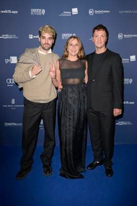 Max Befort, Barbara Philipp and Maximilian Scheidt at the presentation of the German Acting Award 2024 at the Club Theater Berlin Berlin, 13 09 2024 Foto:xF.xKernx xFuturexImagex schauspielpreis_4721