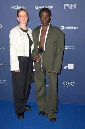 Eva Maria Jost and Benny Opoku Arthur at the German Drama Award 2024 ceremony at the Club Theater Berlin Berlin, 13 09 2024 Foto:xF.xKernx xFuturexImagex schauspielpreis_4738