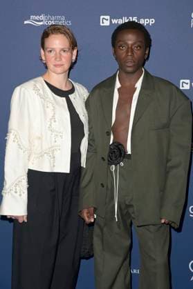 Eva Maria Jost and Benny Opoku Arthur at the German Drama Award 2024 ceremony at the Club Theater Berlin Berlin, 13 09 2024 Foto:xF.xKernx xFuturexImagex schauspielpreis_4739
