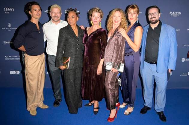 Tim Oliver Schultz, David Ruland, Abak Safaei Rad, Margarita Broich, Marion Kracht, Helene Grass and Nikolai Will at the German Acting Award 2024 ceremony at the Club Theater Berlin Berlin, 13 09 2024 Foto:xF.xKernx xFuturexImagex schauspielpreis_4747