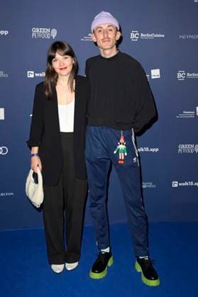 Jonas Stenzel with companion at the German Drama Award 2024 ceremony at the Club Theater Berlin Berlin, 13 09 2024 Foto:xF.xKernx xFuturexImagex schauspielpreis_4786