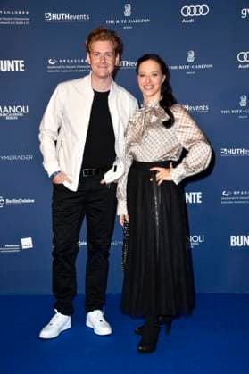 Johannes Heinrichs and Nadja Jo Klapper at the presentation of the German Drama Award 2024 at the Club Theater Berlin Berlin, 13 09 2024 Foto:xN.xKubelkax xFuturexImagex schauspielpreis_4874