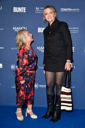 Christine Urspruch and Laura Tonke at the German Acting Award 2024 ceremony at the Club Theater Berlin Berlin, 13 09 2024 Foto:xN.xKubelkax xFuturexImagex schauspielpreis_4876