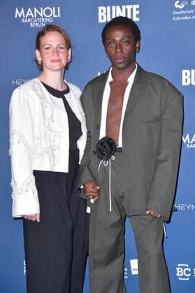 Eva Maria Jost and Benny Opoku Arthur at the German Drama Award 2024 ceremony at the Club Theater Berlin Berlin, 13 09 2024 Foto:xN.xKubelkax xFuturexImagex schauspielpreis_4914