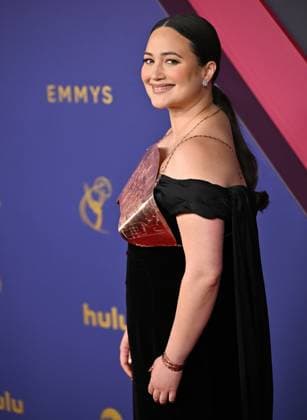 Lily Gladstone arrives for the 76th annual Primetime Emmy Awards at the Peacock Theater in Los Angeles on Sunday, September 15, 2024.  LAP202409150644 CHRISxCHEW