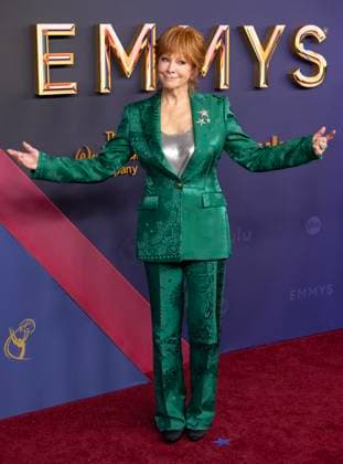Reba McIntyre arrives for the 76th annual Primetime Emmy Awards at the Peacock Theater in Los Angeles on Sunday, September 15, 2024.  LAP202409150202 ALEXxGALLARDO