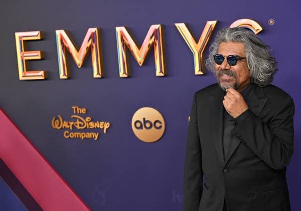 George Lopez arrives for the 76th annual Primetime Emmy Awards at the Peacock Theater in Los Angeles on Sunday, September 15, 2024.  LAP202409150663 CHRISxCHEW