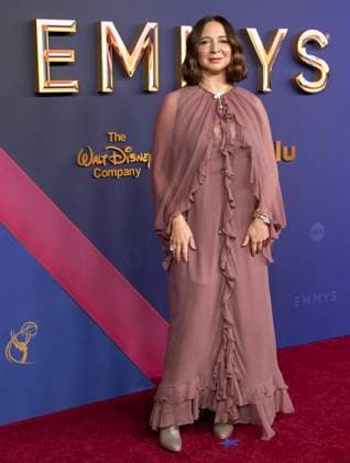 Maya Rudolph arrives for the 76th annual Primetime Emmy Awards at the Peacock Theater in Los Angeles on Sunday, September 15, 2024.  LAP202409150212 ALEXxGALLARDO