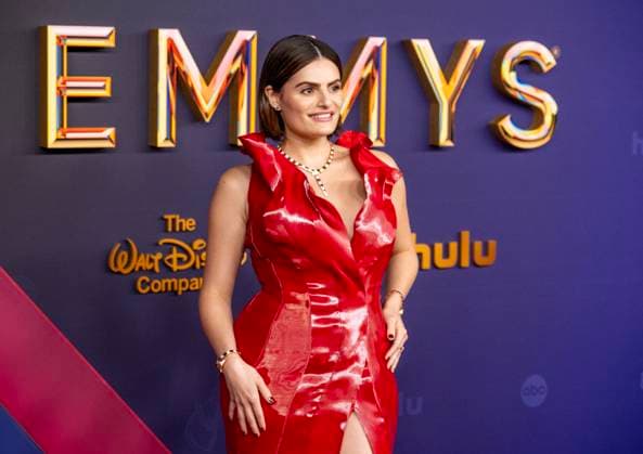Nava Mau arrives for the 76th annual Primetime Emmy Awards at the Peacock Theater in Los Angeles on Sunday, September 15, 2024.  LAP202409150216 ALEXxGALLARDO
