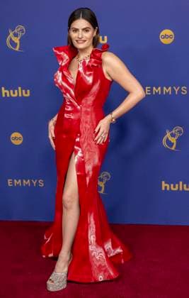 Nava Mau arrives for the 76th annual Primetime Emmy Awards at the Peacock Theater in Los Angeles on Sunday, September 15, 2024.  LAP202409150217 ALEXxGALLARDO