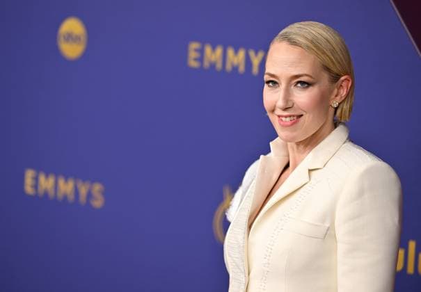 Carrie Coon arrives for the 76th annual Primetime Emmy Awards at the Peacock Theater in Los Angeles on Sunday, September 15, 2024.  LAP202409150718 CHRISxCHEW