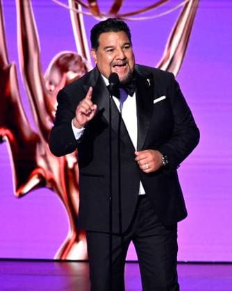 Cris Abrego, Television Academy Chair appears onstage during the 76th annual Primetime Emmy Awards at the Peacock Theater in Los Angeles on Sunday, September 15, 2024.  LAP20240915115 JIMxRUYMEN