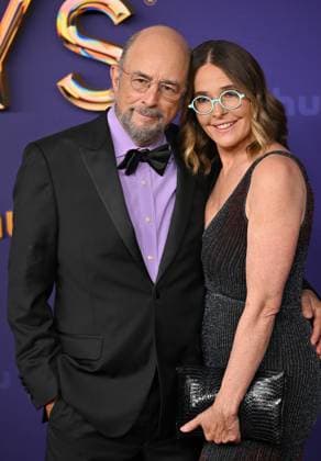 (L-R) Richard Schiff and Sheila Kelley arrive for the 76th annual Primetime Emmy Awards at the Peacock Theater in Los Angeles on Sunday, September 15, 2024.  LAP202409150730 CHRISxCHEW