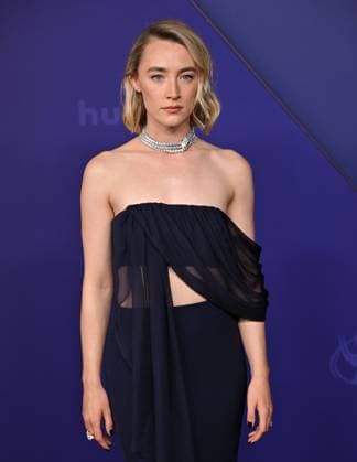 Saoirse Ronan arrives for the 76th annual Primetime Emmy Awards at the Peacock Theater in Los Angeles on Sunday, September 15, 2024.  LAP202409150741 CHRISxCHEW
