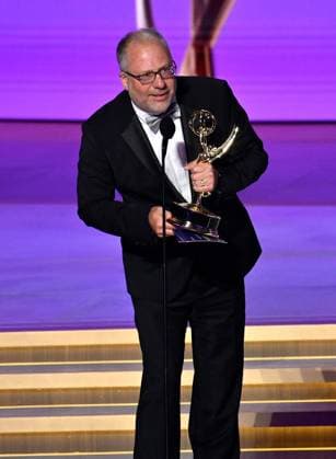 Frederick E.O. Toye accepts the Outstanding Directing for a Drama Series award for Sh?gun onstage during the 76th annual Primetime Emmy Awards at the Peacock Theater in Los Angeles on Sunday, September 15, 2024.  LAP20240915127 JIMxRUYMEN